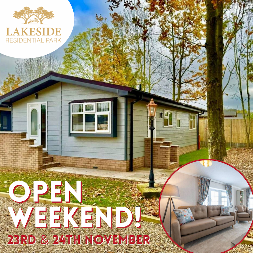 OPEN WEEKEND IN GRANTHAM - LAKESIDE RETREATS